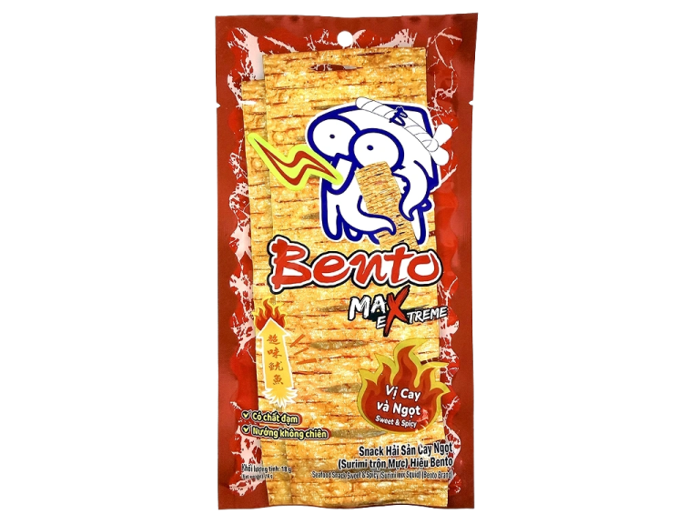 Snack mực Bento vị cay ngọt