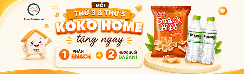 Tặng Snack mỗi thứ 3 & thứ 5